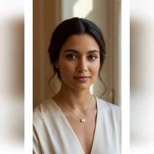 925 Dainty Cz Gold Vermeil Necklace